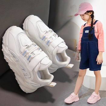 Ултра леки детски спортни обувки за момичета пролет есен нова мода семпъл дизайн обувки за бягане за момче кроссовки детские zapatos niña