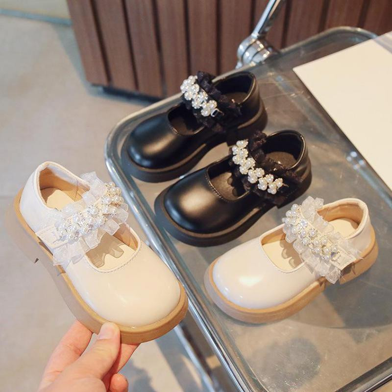 Školske cipele za djevojčice, dječje cipele za princeze Sweet Pearl, studentice, 2023., proljeće, jesen, ravne cipele za nastup, jedna cipela za plijevljenje