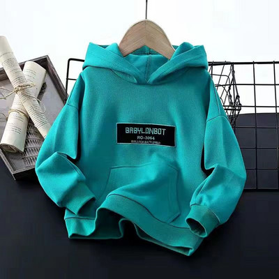 Boy`s Hoody Autumn New Children`s Boyish look Hooded Bottoming πουκάμισο Άνοιξη και Φθινόπωρο Παιδικό και Εφηβικό Φθινοπωρινό τοπ