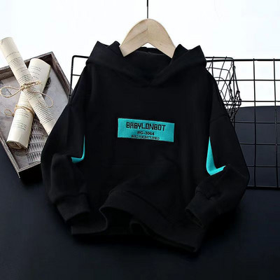 Boy`s Hoody Autumn New Children`s Boyish look Hooded Bottoming πουκάμισο Άνοιξη και Φθινόπωρο Παιδικό και Εφηβικό Φθινοπωρινό τοπ
