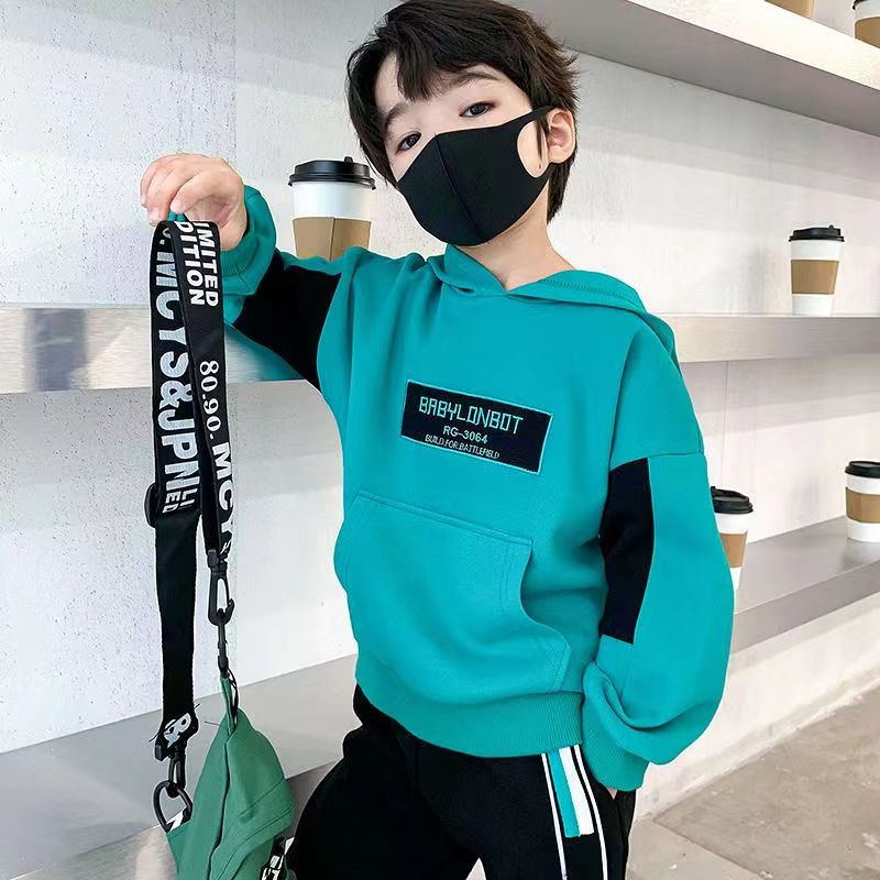 Jesenska majica s kapuljačom za dječake Nova dječja majica s kapuljačom u stilu dječaka Proljeće i jesen Jesenska gornja odjeća za djecu i tinejdžere