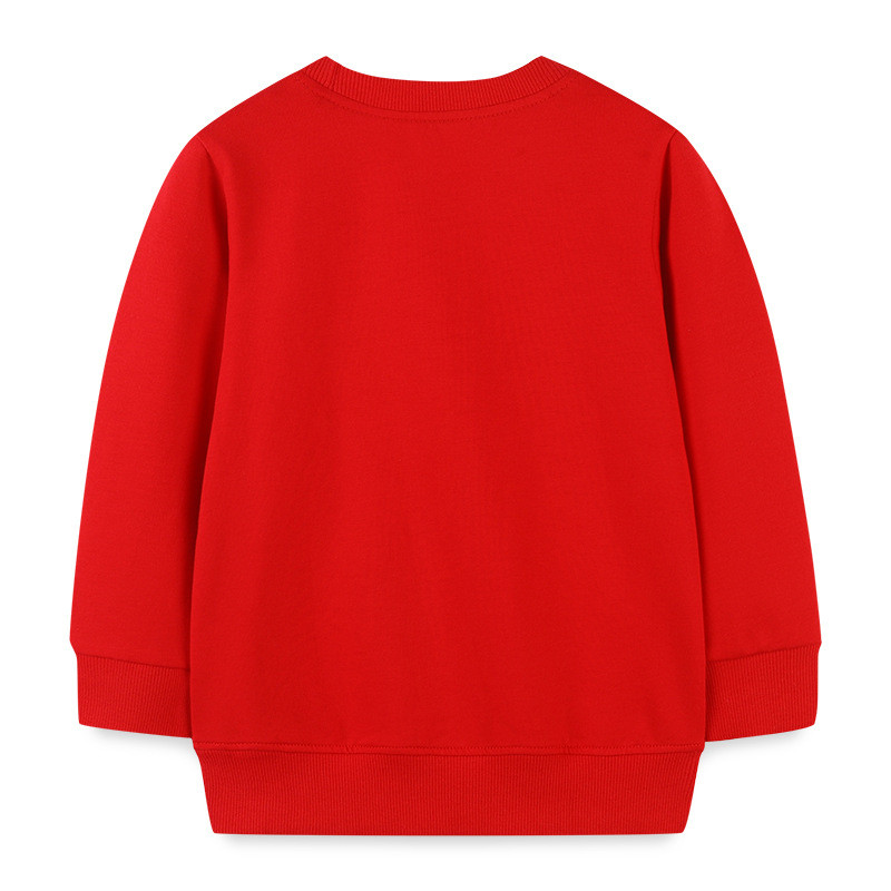 Jesenske dječje majice s kratkim rukavima Dječaci Djevojčice Duksevi s kapuljačom dugih rukava s printom bagera Dječje pamučne majice s printom crtića Novogodišnja odjeća za dječake