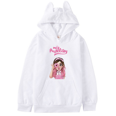 3D Mis Pastelitos Boys Hoodies Tees Βαμβακερά για αγόρια ανοιξιάτικα πουκάμισα για έφηβες Anime Cosplay ροζ παιδικά μπλουζάκια με κουκούλα