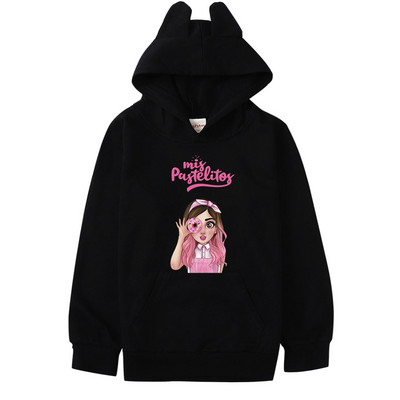 3D Mis Pastelitos Boys Hoodies Tees Βαμβακερά για αγόρια ανοιξιάτικα πουκάμισα για έφηβες Anime Cosplay ροζ παιδικά μπλουζάκια με κουκούλα