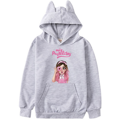 3D Mis Pastelitos Boys Hoodies Tees Βαμβακερά για αγόρια ανοιξιάτικα πουκάμισα για έφηβες Anime Cosplay ροζ παιδικά μπλουζάκια με κουκούλα