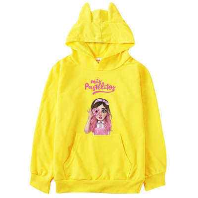 3D Mis Pastelitos Boys Hoodies Tees Βαμβακερά για αγόρια ανοιξιάτικα πουκάμισα για έφηβες Anime Cosplay ροζ παιδικά μπλουζάκια με κουκούλα