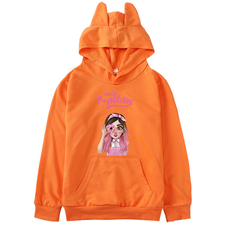 3D Mis Pastelitos Hoodies za dječake Tees Pamuk Proljetna odjeća za dječake Košulje za tinejdžerice Anime Cosplay Ružičaste dječje majice s kapuljačom