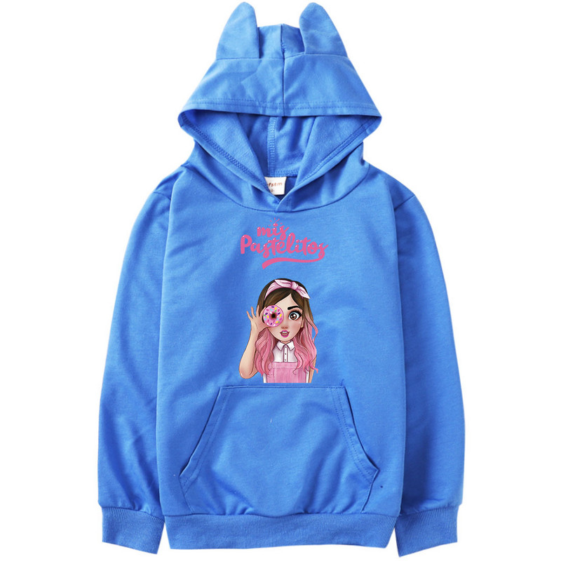 3D Mis Pastelitos Hoodies za dječake Tees Pamuk Proljetna odjeća za dječake Košulje za tinejdžerice Anime Cosplay Ružičaste dječje majice s kapuljačom