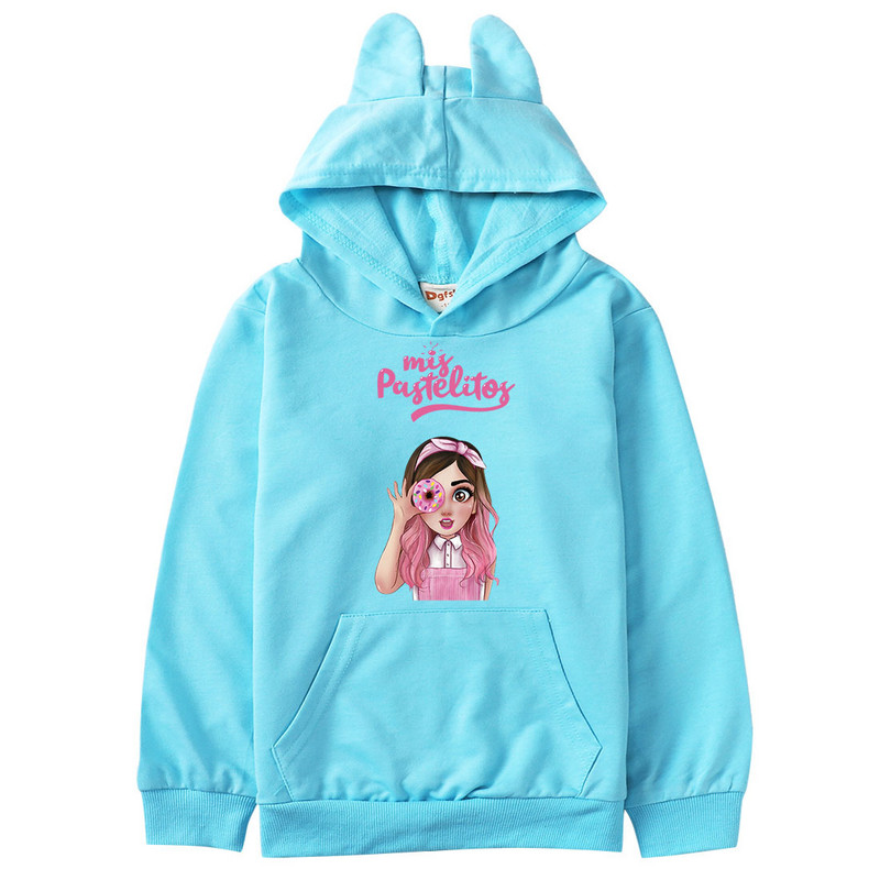 3D Mis Pastelitos Hoodies za dječake Tees Pamuk Proljetna odjeća za dječake Košulje za tinejdžerice Anime Cosplay Ružičaste dječje majice s kapuljačom