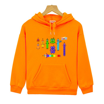 Number Blocks Anime Cartoon Hoodies Casual Παιδικά Μακρυμάνικο Φούτερ Παιδιά Sudadera Αγόρια Κορίτσια Φθινοπωρινό Fleece Ρούχα Χαριτωμένα