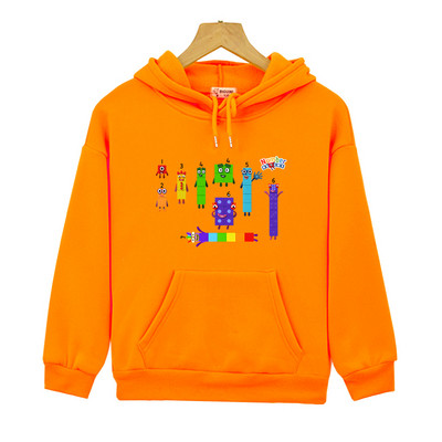 Number Blocks Anime Cartoon Hoodies Casual Παιδικά Μακρυμάνικο Φούτερ Παιδιά Sudadera Αγόρια Κορίτσια Φθινοπωρινό Fleece Ρούχα Χαριτωμένα