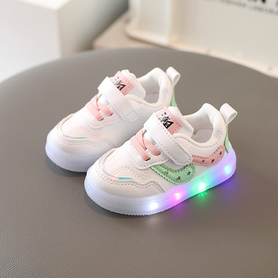 Μέγεθος 15-30 Baby Boys Shoes with Light Up Glowing Casual Shoes for Παιδικά Κοριτσίστικα Φωτεινά παιδικά παπούτσια για παιδιά