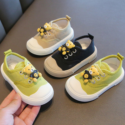 Spring Autumn Baby Shoes Cartoon Soft Sole Walking Shoes Boys and Girls Shoes Infant Shoes Canvas Shoes