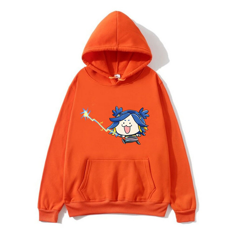 Kawaii Neon Valorant Game Hoodies za tinejdžere Jesenska odjeća za dječake Dječje majice Harajuku Sudaderas Majice dugih rukava