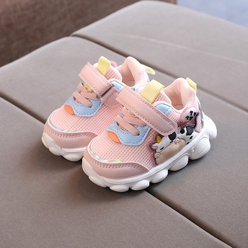 Zapatillas Детски ежедневни обувки за бебе, момче, момиче, маратонки, пролетни анимационни меки подметки, детски обувки, дишащи обувки за прохождане, тенис