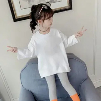 Toddler Kids Full T-shirts Girls Leatter Casual Tops Koszulka Teenage Big Girls Λευκό T-shirt Παιδικά ρούχα μπλουζάκι 8 6 10 12