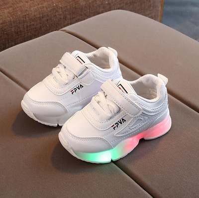 Zapatillas Παιδικά Αθλητικά Παπούτσια Ανοιξιάτικη Φωτεινή Μόδα Αναπνεύσιμη Παιδικά Αγόρια Δίκτυ Παπούτσια Κοριτσίστικα Αθλητικά LED με ελαφριά παπούτσια για τρέξιμο