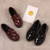 Zapatos Niña Πλατφόρμα Παιδικό Δερμάτινο Παπούτσι Νέο κορίτσι Princess Shoe Student Performance Παπούτσια British Loafers Shoe Kid Shoe Casual Shoe