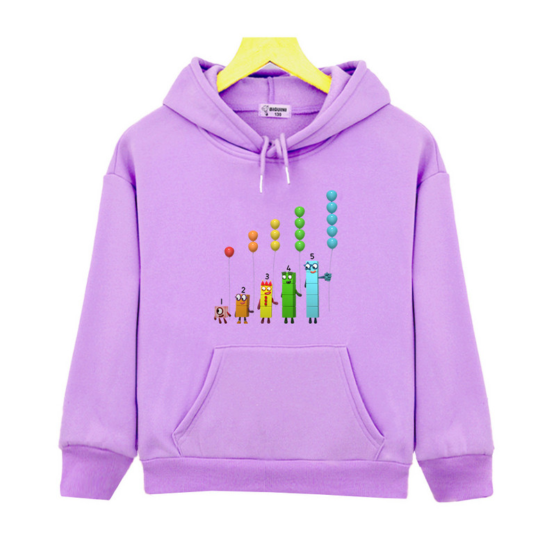 Duksevi s kapuljačom s grafičkim printom s brojevima Dječja majica s kapuljačom s džepovima i džepovima Odjeća za dječake/djevojčice Puloveri s dugim rukavima Topovi