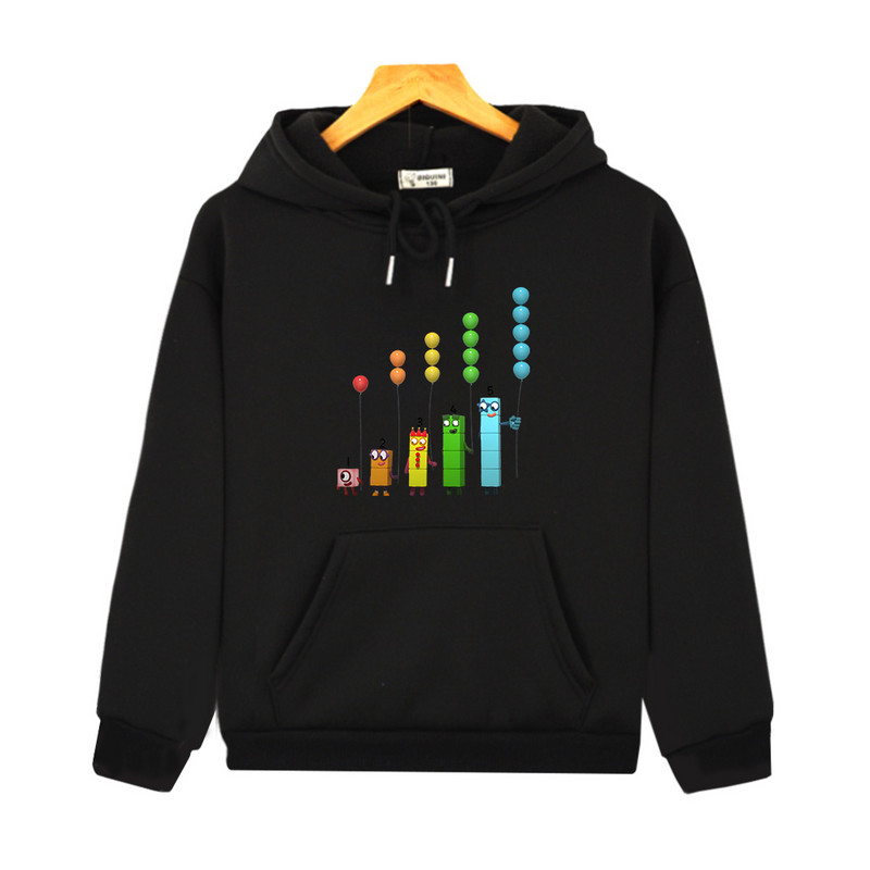 Duksevi s kapuljačom s grafičkim printom s brojevima Dječja majica s kapuljačom s džepovima i džepovima Odjeća za dječake/djevojčice Puloveri s dugim rukavima Topovi