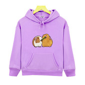 Kawaii Guinea Pig Print Hoodie Goth Aesthetic Harajuku Παιδική μπλούζα για κορίτσι Kpop Fashion Φθινόπωρο Χειμερινό μακρυμάνικο Hoody Boy