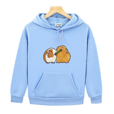 Kawaii Guinea Pig Print Hoodie Goth Aesthetic Harajuku Παιδική μπλούζα για κορίτσι Kpop Fashion Φθινόπωρο Χειμερινό μακρυμάνικο Hoody Boy