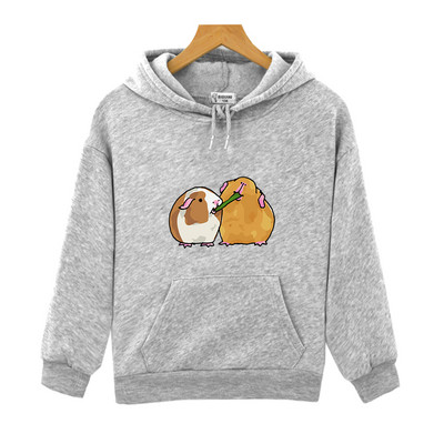Kawaii Guinea Pig Print Hoodie Goth Aesthetic Harajuku Παιδική μπλούζα για κορίτσι Kpop Fashion Φθινόπωρο Χειμερινό μακρυμάνικο Hoody Boy