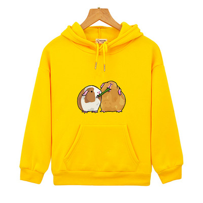 Kawaii Guinea Pig Print Hoodie Goth Aesthetic Harajuku Παιδική μπλούζα για κορίτσι Kpop Fashion Φθινόπωρο Χειμερινό μακρυμάνικο Hoody Boy
