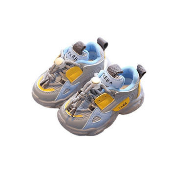 кроссовки Детски обувки Детски ежедневни обувки 2023 Пролет Нови момчешки спортни обувки Мека подметка Бебешки обувки за малко дете Дишащи обувки за момиче 운동화