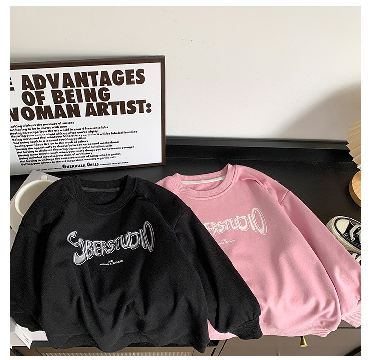 Jesenske dječje majice s kapuljačom 2023., jednobojne patchwork majice dugih rukava za dječake, majice