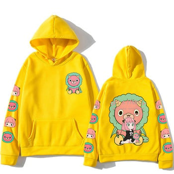 Γιαπωνέζικο Anime Spy x Family Hoodie Boy/Girl\'s Aesthetic Kawaii Anya Forger Φούτερ κινουμένων σχεδίων Harajuku Couple Ανδρικά μπλουζάκια με κουκούλα