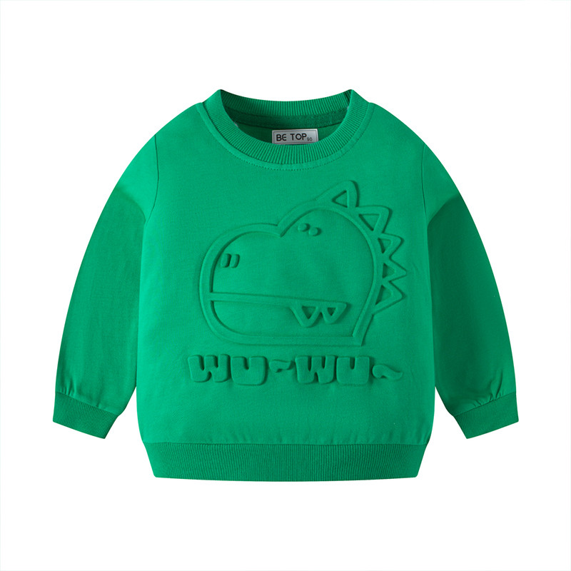Dječaci Jesenski čelični print Hippo Sweatshirt dugih rukava Puloveri Pamučne majice Dječja odjeća Moletom Djevojčice Sudaderas detskaâ odežda