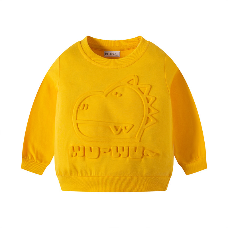 Dječaci Jesenski čelični print Hippo Sweatshirt dugih rukava Puloveri Pamučne majice Dječja odjeća Moletom Djevojčice Sudaderas detskaâ odežda