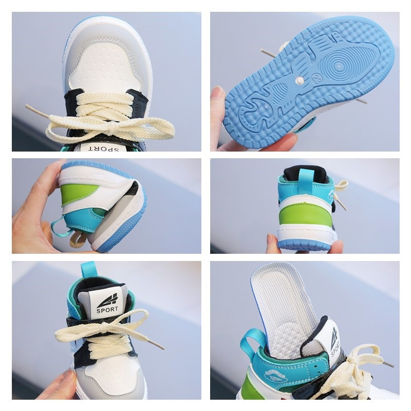 Kruleepo Djeca, Djevojčice, Dječaci, Visoke sportske tenisice, Tenisice za trčanje, Dječje, dječje PU kožne, ležerne tenisice za skejtbord na otvorenom