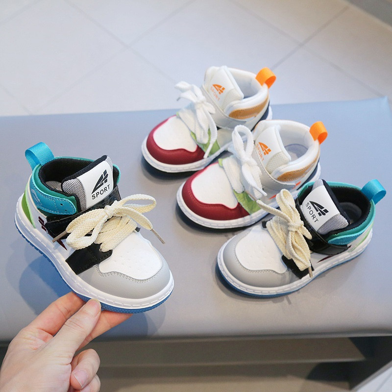 Kruleepo Djeca, Djevojčice, Dječaci, Visoke sportske tenisice, Tenisice za trčanje, Dječje, dječje PU kožne, ležerne tenisice za skejtbord na otvorenom