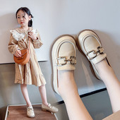 Casual Flats παπούτσια για παιδικά κορίτσια Mary Jane Παπούτσια Παιδικά Loafers Παιδικά κορίτσια Μαλακά δερμάτινα παπούτσια με διακόσμηση με αλυσίδα για νήπιο