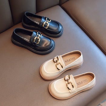 Casual Flats παπούτσια για παιδικά κορίτσια Mary Jane Παπούτσια Παιδικά Loafers Παιδικά κορίτσια Μαλακά δερμάτινα παπούτσια με διακόσμηση με αλυσίδα για νήπιο