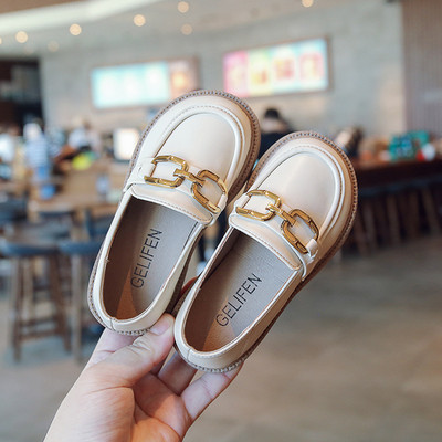 Casual Flats παπούτσια για παιδικά κορίτσια Mary Jane Παπούτσια Παιδικά Loafers Παιδικά κορίτσια Μαλακά δερμάτινα παπούτσια με διακόσμηση με αλυσίδα για νήπιο