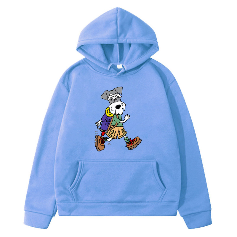 Šnaucer Pas Planinar Slatke grafičke majice s kapuljačom Dječje jesenske majice s printom crtanih filmova Ležerne majice dugih rukava Dječji puloveri Dječaci Djevojčice