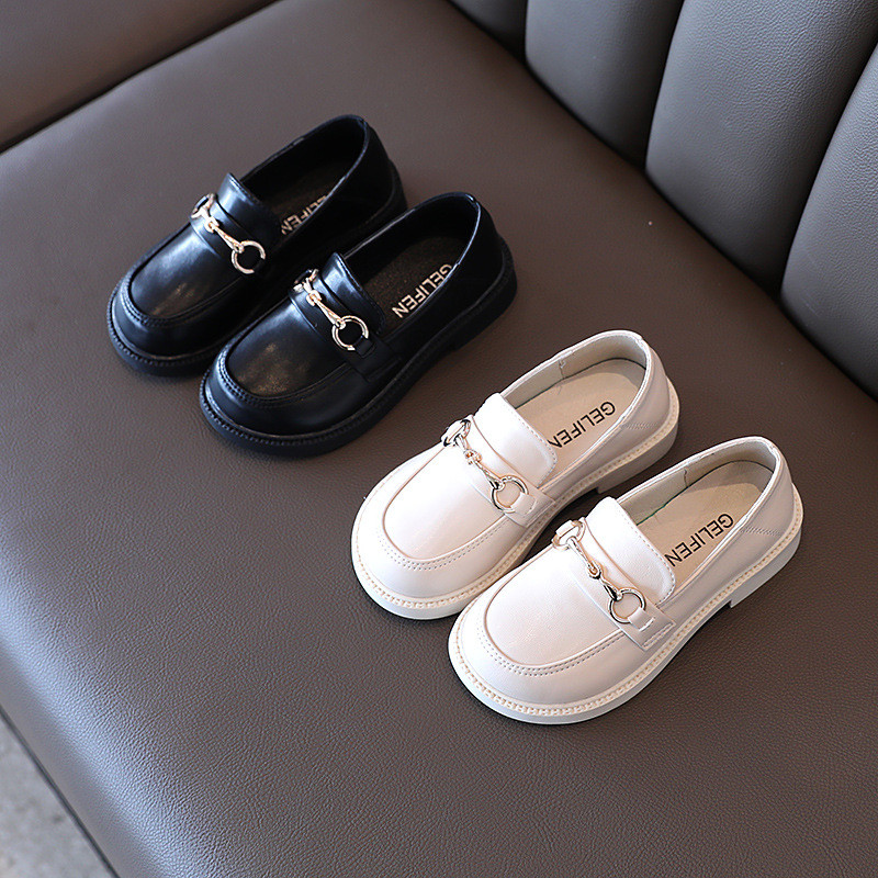 Jesenske mokasine Dječaci Mekane cipele za djecu Djevojčice Jednobojne crne školske cipele Ravne lijepe retro modne cipele Mary Jane