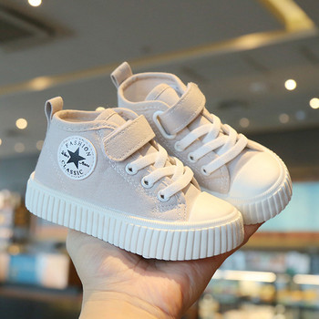 Αστέρια σχεδιαστής μόδας Παιδικά παπούτσια καμβά Casual Sport Παπούτσια για αγόρια κορίτσια Παπούτσια Απαλή λαστιχένια σόλα Παιδικά παπούτσια καμβά 22-33