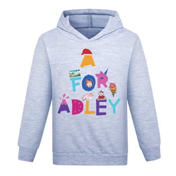 A for Adley Children Hoodie Παιδικά Καλοκαιρινή αθλητική μπλούζα για αγόρια για κορίτσια Baby Pullove Adley Μακρυμάνικο Φοιτητικό Casual Ρούχα