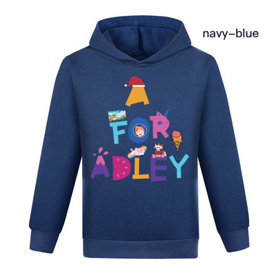 A for Adley Children Hoodie Παιδικά Καλοκαιρινή αθλητική μπλούζα για αγόρια για κορίτσια Baby Pullove Adley Μακρυμάνικο Φοιτητικό Casual Ρούχα
