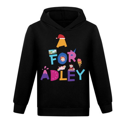 A for Adley Children Hoodie Παιδικά Καλοκαιρινή αθλητική μπλούζα για αγόρια για κορίτσια Baby Pullove Adley Μακρυμάνικο Φοιτητικό Casual Ρούχα