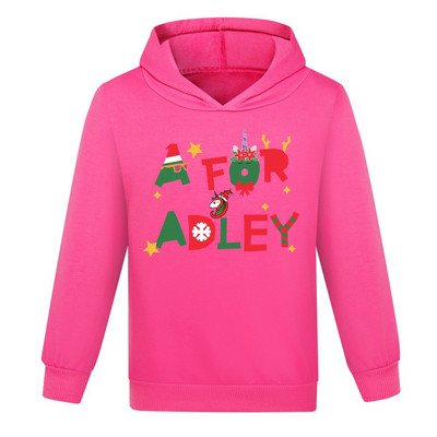 A for Adley Children Hoodie Παιδικά Καλοκαιρινή αθλητική μπλούζα για αγόρια για κορίτσια Baby Pullove Adley Μακρυμάνικο Φοιτητικό Casual Ρούχα