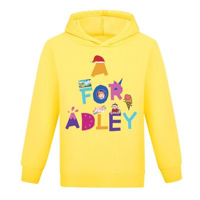 A for Adley Children Hoodie Παιδικά Καλοκαιρινή αθλητική μπλούζα για αγόρια για κορίτσια Baby Pullove Adley Μακρυμάνικο Φοιτητικό Casual Ρούχα