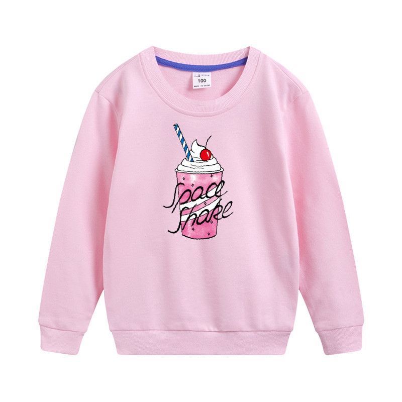 Aimi Lakana Slatka sladoledna odjeća Pulover s okruglim izrezom za djevojčice Proljeće Jesen Pamučna dukserica Ležerni kaput za djevojčice