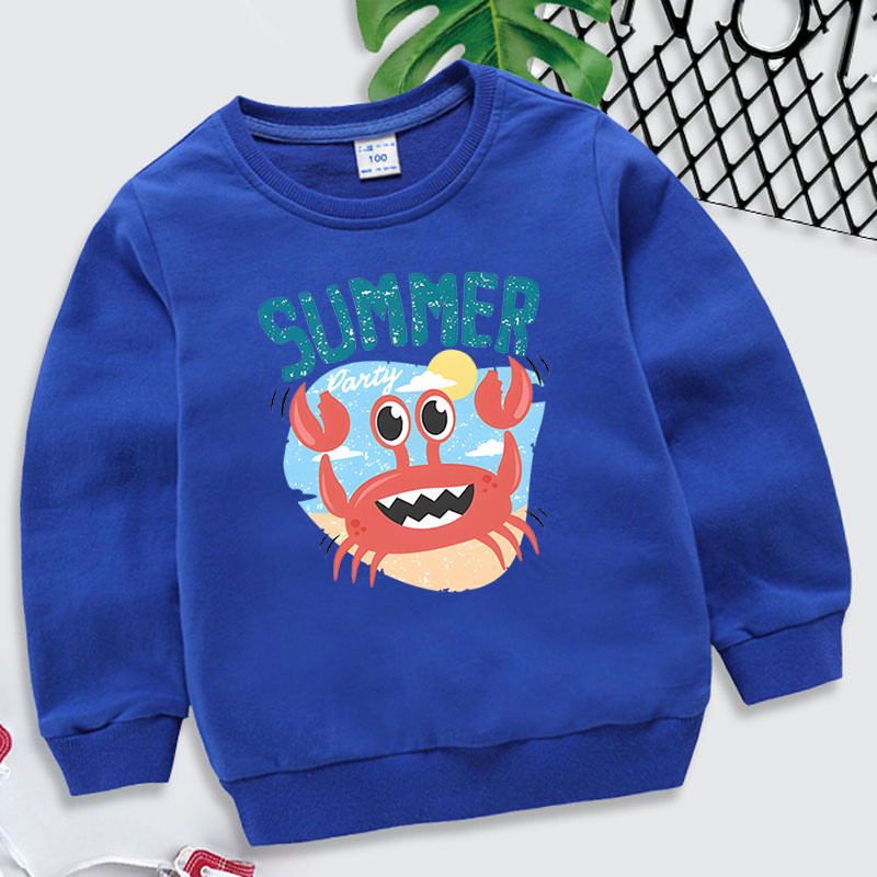 Dječja odjeća Djevojke Slatki račići Ljeto Hoodies s dnevnim printom Harajuku modni pulover Kawaii Životinjske ulične majice za dječake