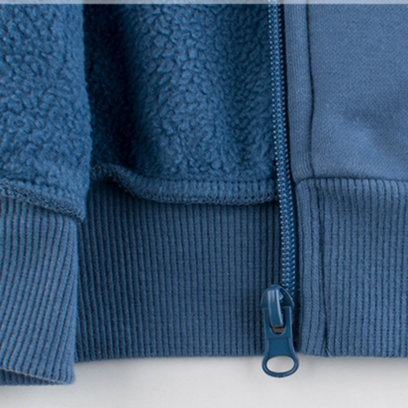 Dječja odjeća 2023 Jesen Zima Jakna za dječake Crtani dinosaur dugih rukava Kaput od flisa s kapuljačom i patentnim zatvaračem Dječja odjeća