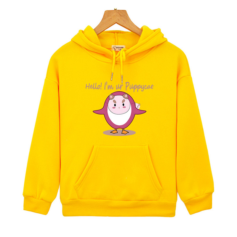 Puppycat majice s kapuljačom s ispisom mačaka Jesenske udobne majice s kapuljačom za dječake i djevojčice Puloveri s kawaii grafikom Slatka odjeća